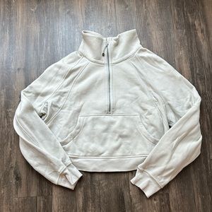 Lululemon Scuba Cropped Quarter Zip